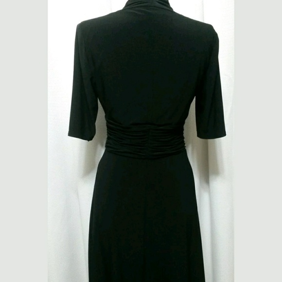 Evan Picone black dress 10 - Picture 3 of 7